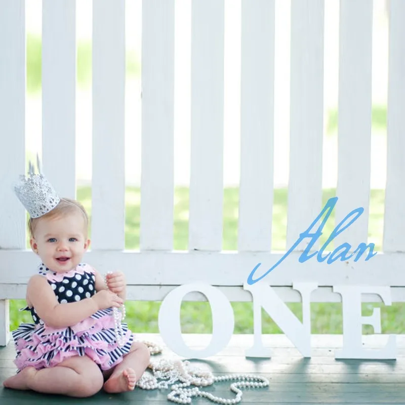 Малыш фотография опора деревянный количество 1 второй день рождения один или Age