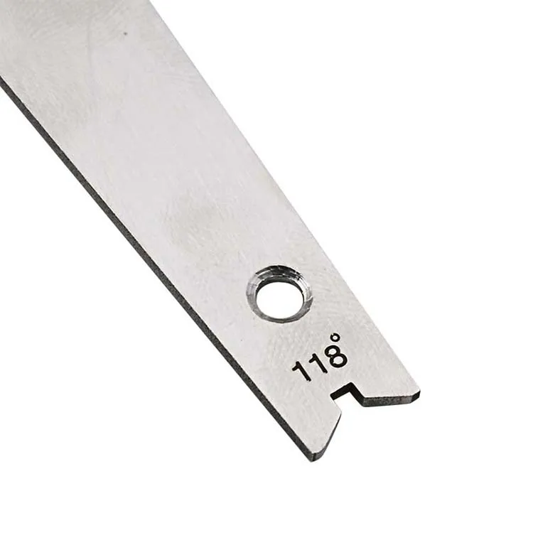 

High quality Bit Pattern Drill Template drill bit gauge weld inspect gauge tool Drill Bit Patter Gauge Template
