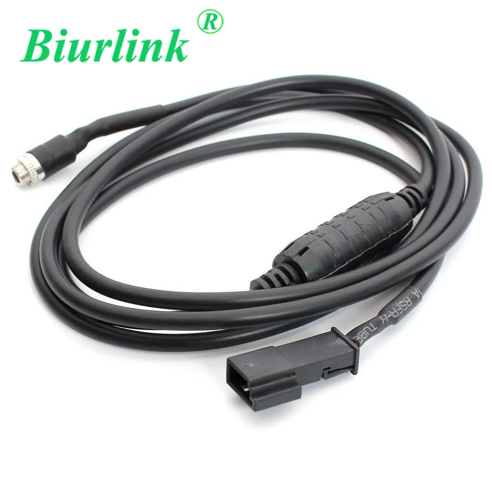 

Biurlink 3 Pin 3.5mm Cable Adapter Aux Audio For BMW E39 E46 E53 X5 16:9 CD Player NAVI 3Pin CD Changer Jack Plug