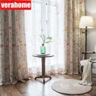 Занавески с бабочкой, тюль для гостиной, спальни, кухни, окна, украшения дома, рустик