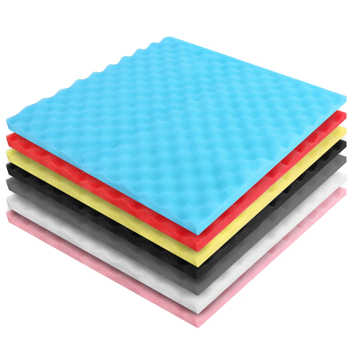 50*50*3cm Studio Acoustic Soundproof Foam Insert Soundproofing Sound Absorption Treatment Panel Tile Wedge Protective Sponge |