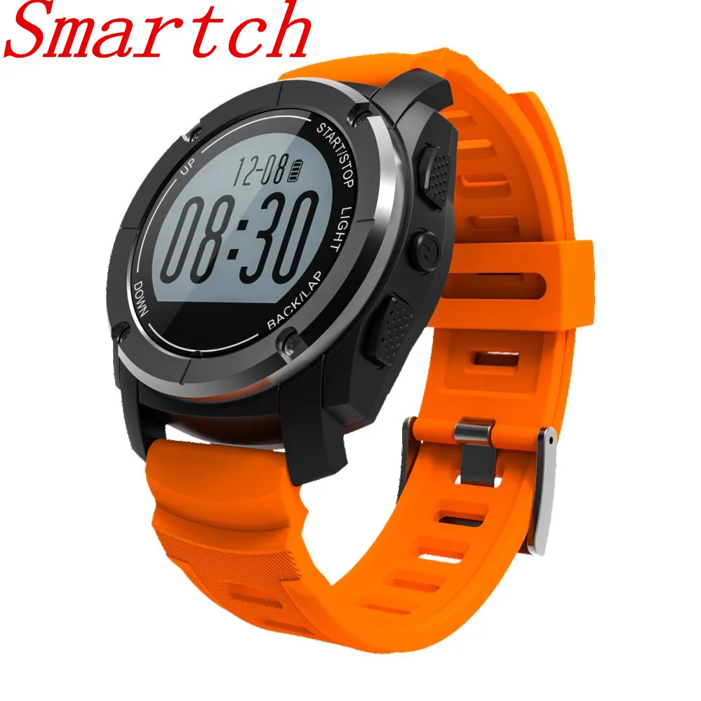 Смарт часы Smartch S928 в режиме реального времени с треком сердечного ритма Bluetooth 4 0 gps