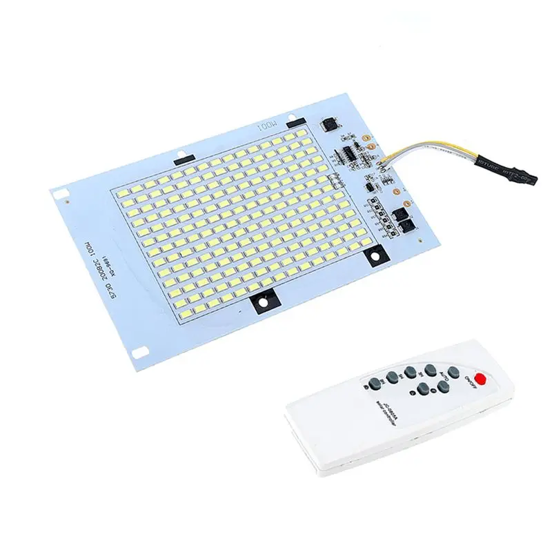 CLAITE 1 шт. 5 шт. 10 шт. DC6.4V 100 Вт светодиодный пульт дистанционного управления DIY белый светильник-источник чип для светильник светодиодный Солнечный уличный светильник
