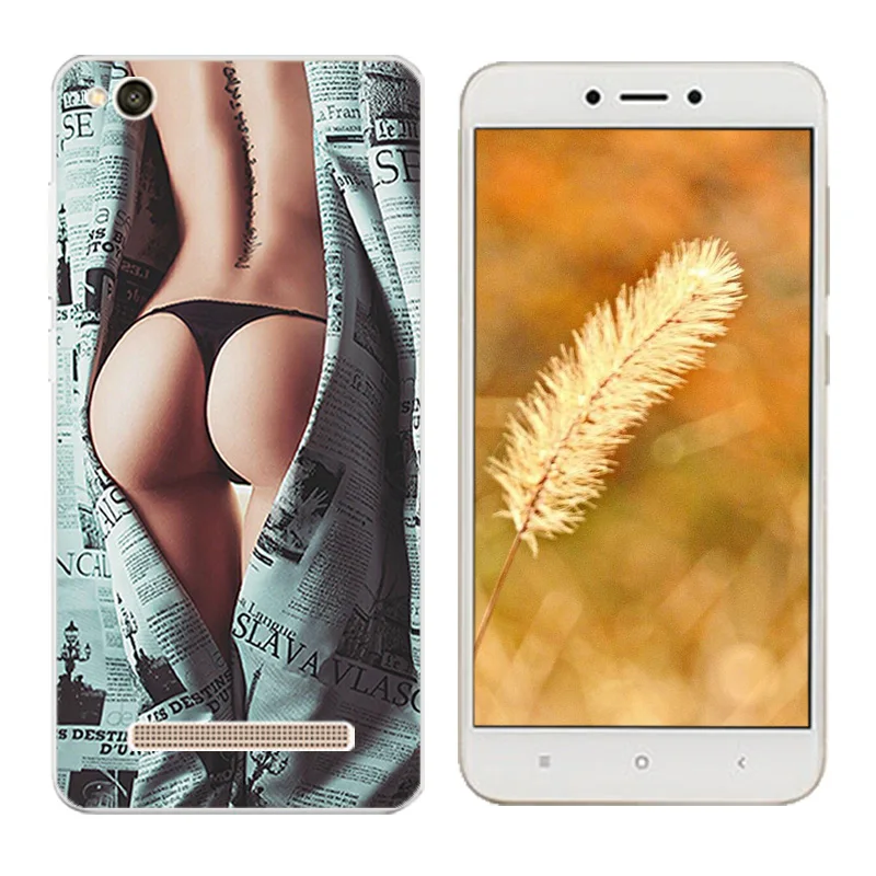 Cases for Xiaomi Redmi 4A BIG GUN Printing 5.0&quot Soft Case 4a Cover Silicone 4 A Redmi4a Bags |