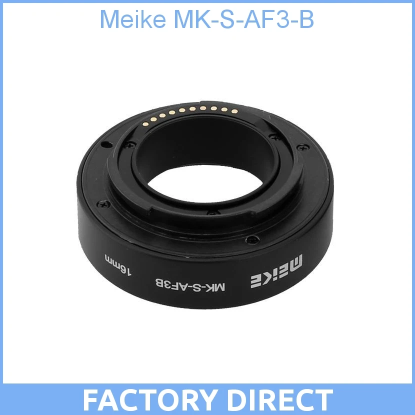 Meike адаптер с автоматической фокусировкой для Sony E mount NEX5 NEX7 A7|lens adapter ring|lens plasticring