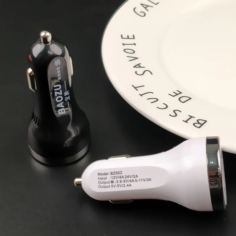 Автомобильное зарядное устройство 5 В/4A с двумя портами usb быстрое автомобильное