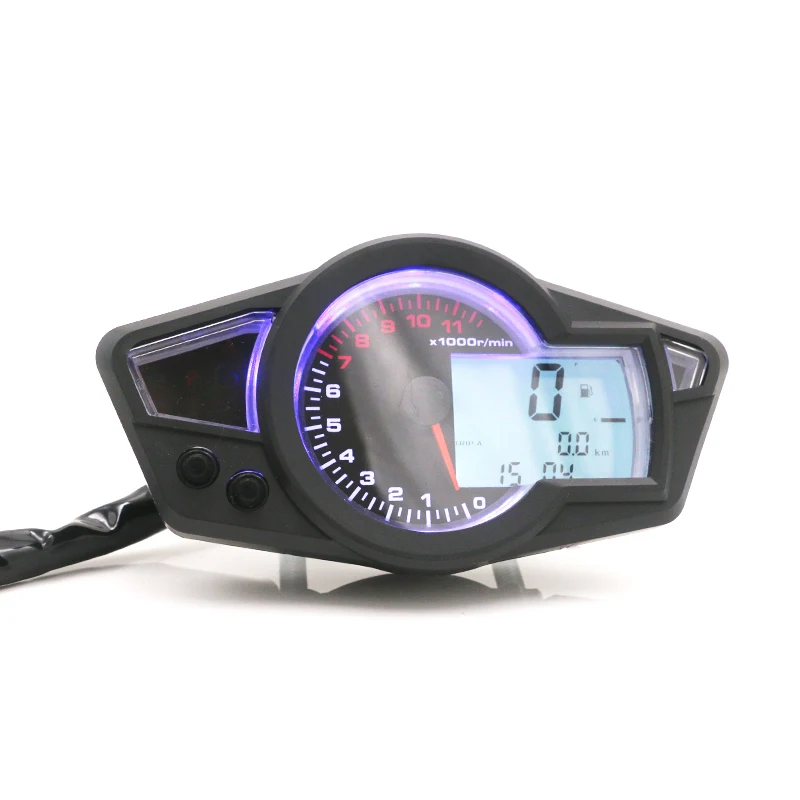 Universal DC 12V Motorcycle Speedometer Odometer Tachometer with Sensor Cable Scooter Fuel Meter Motorbike Moto Retro Instrument |