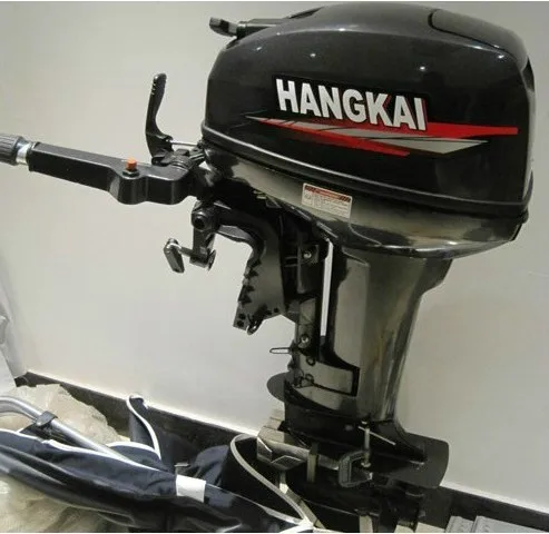Китайский дешевый Hangkai портативный 9.9hp 2 цилиндра 2 тактный подвесной мотор онлайн для продажи