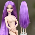 Оригинальная китайская Обнаженная кукла с синими и зелеными глазами 3Dбелая кожа14 шарниров для кукла Синьи BBI00XY6