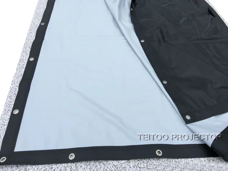 Мягкий серый черный экран для проектора с занавесом ПВХ 150 дюймов 16:9 любых 3D DLP