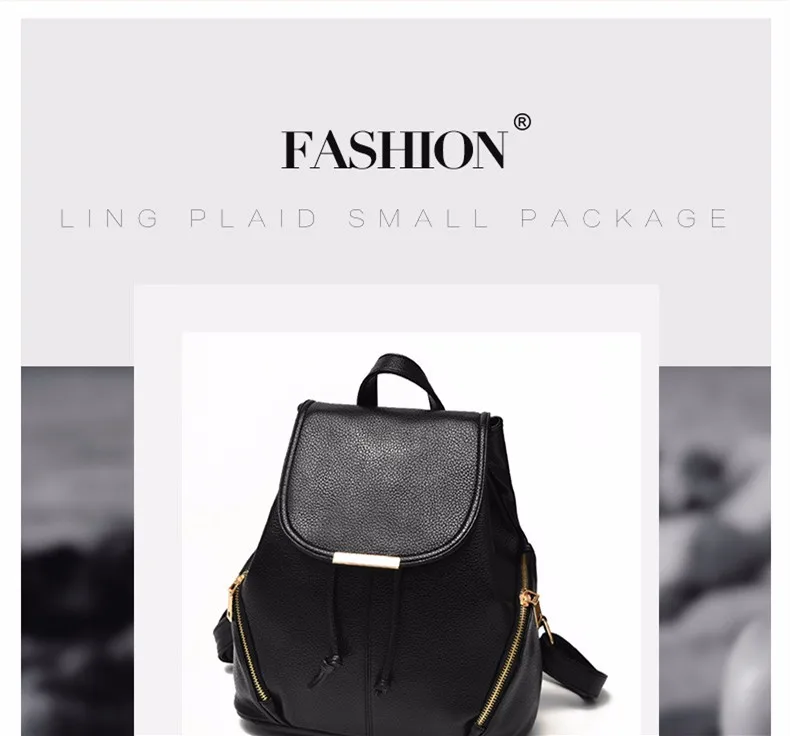 YINGPEI женский рюкзак из искусственной кожи Mochila Feminina школьные сумки для подростков ноутбук черный белый
