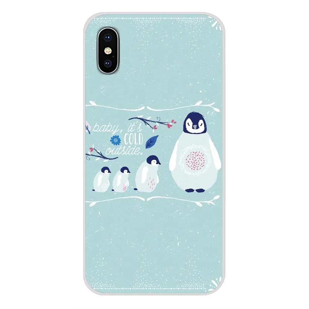 Для Samsung Galaxy S3 S4 S5 Mini S6 S7 Edge S8 S9 S10 Lite Plus Note 4 5 8 9 Penguin аксессуары чехлы для