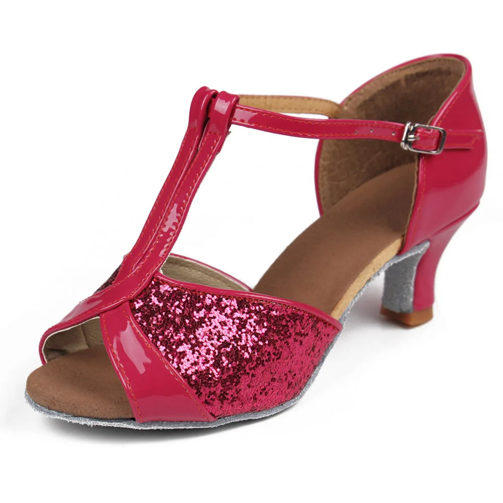 

Size 34-41 Adult Latin Tango Ballroom Dance Shoes 5CM Heeled Salsa Dancing Shoes For Women Girl's Ladies Colors On Sale