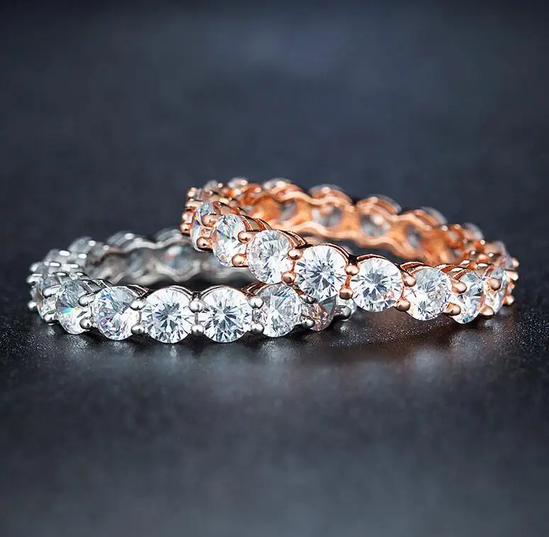 Хит продаж Новое поступление роскошное ювелирное изделие 10 КТ белое и розовое