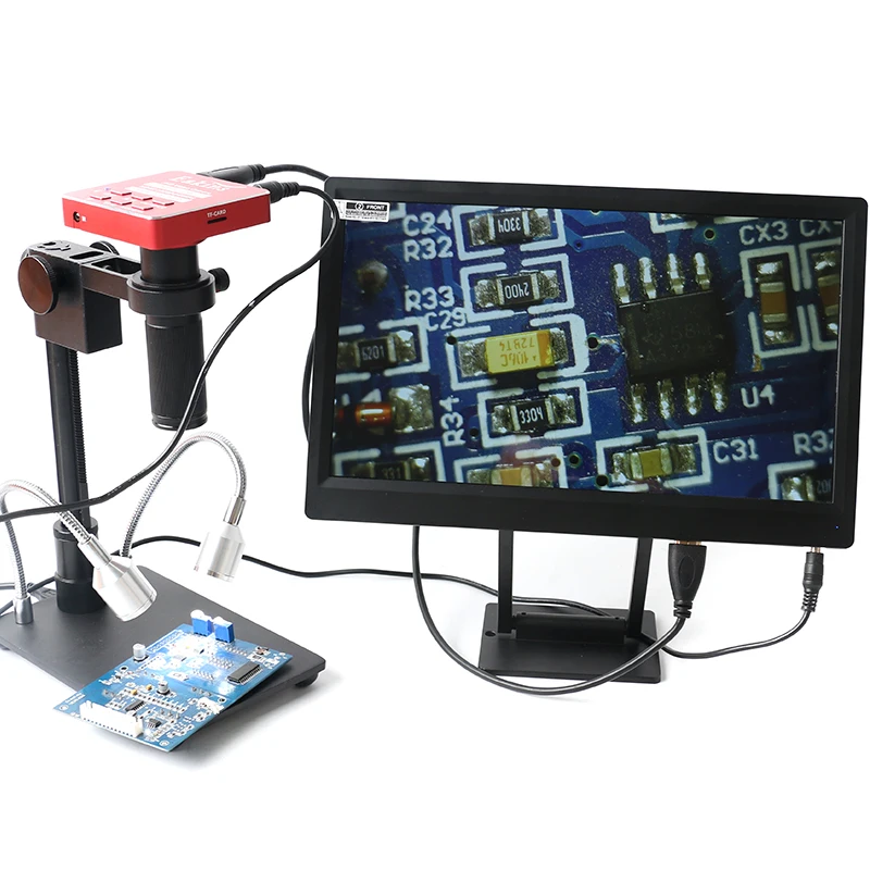 Ultraplate Full HD 1080P 60FPS 37MP HDMI USB промышленный электронный цифровой видео микроскоп камера для телефона процессор печатная плата ремонт