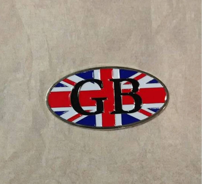 Гб юнион джек знак эмаль овальный гб автомобилей эмблемы логотипа значка