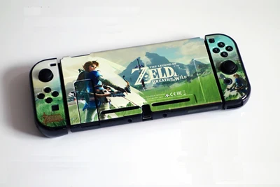 Защитная накладка для nintendo Switch чехол тонкий набор с правым+ левым Joy-con чехол для контроллера подходит для док-станции для Switch чехол - Цвет: Zelda-B Case
