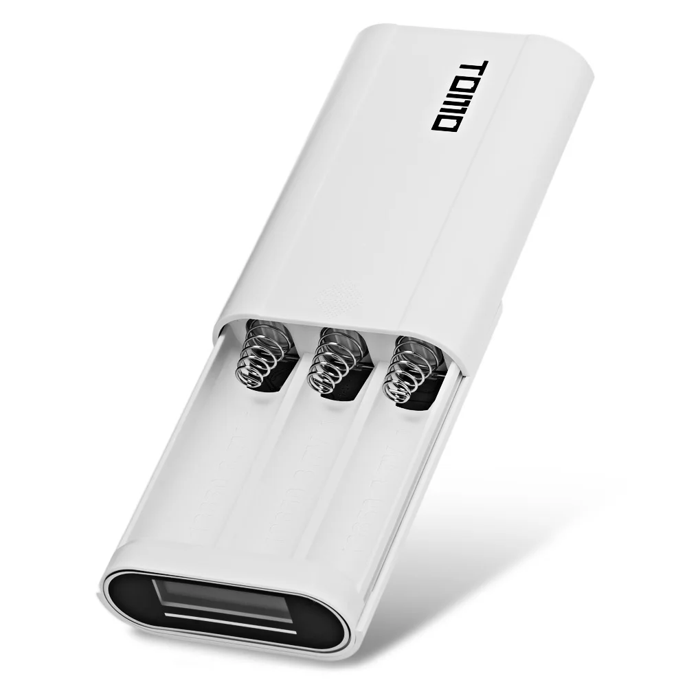 TOMO T3 Портативный DIY внешний Смарт аккумулятор 3 х 18650 Li ion батарея микро usb 8 Pin