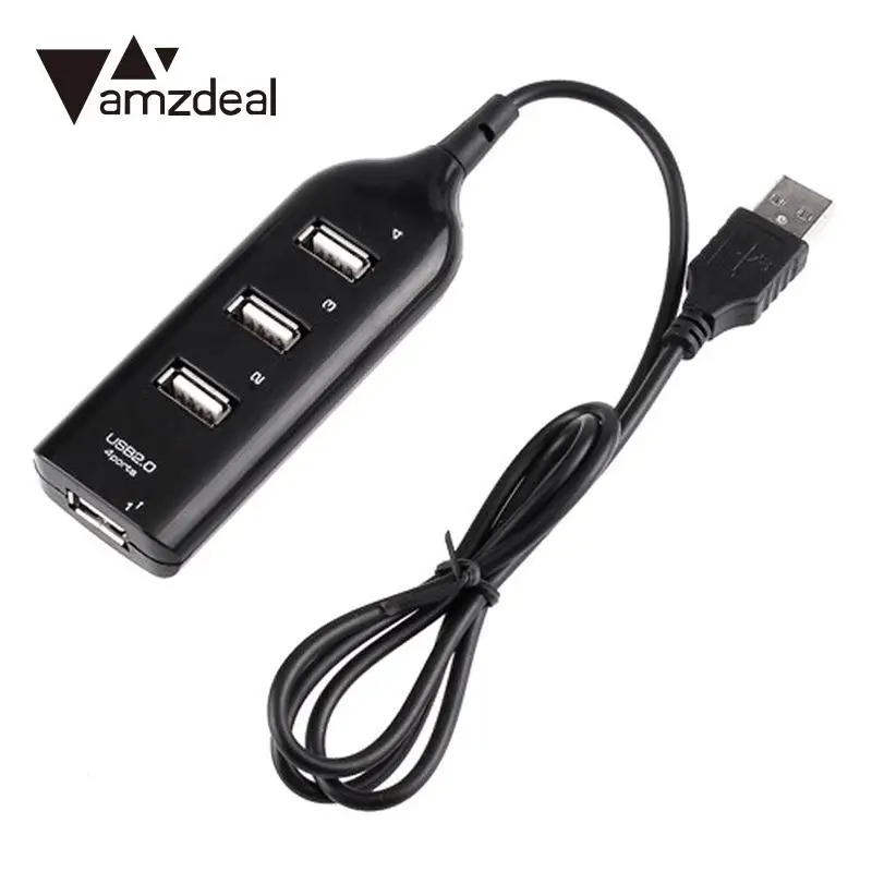 4 порта usb-хаб сплиттер адаптер расширения конвертер высокоскоростной* для ПК ноутбука