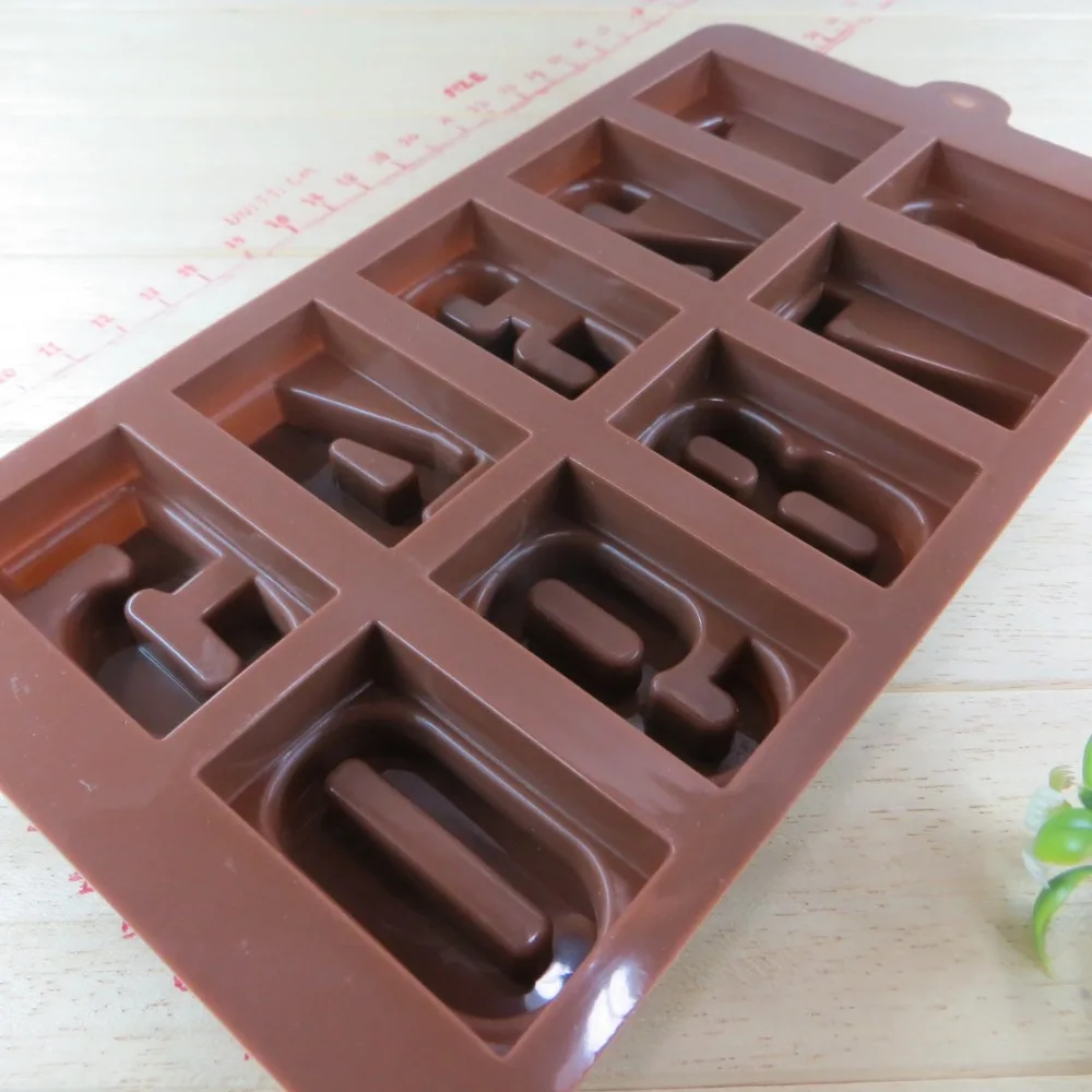 Free shipping digital chocolate mold new style silica gel cake Manufacture | Дом и сад