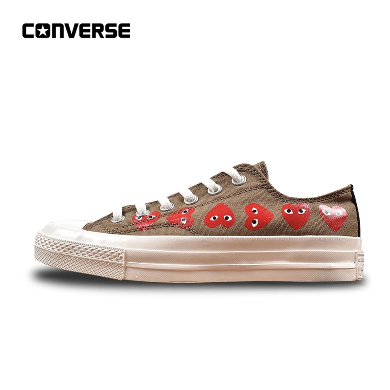 Converse CDG X 1970 s HiOX 18SS бадминтон обувь Спортивная Серый Аутентичные для Для мужчин