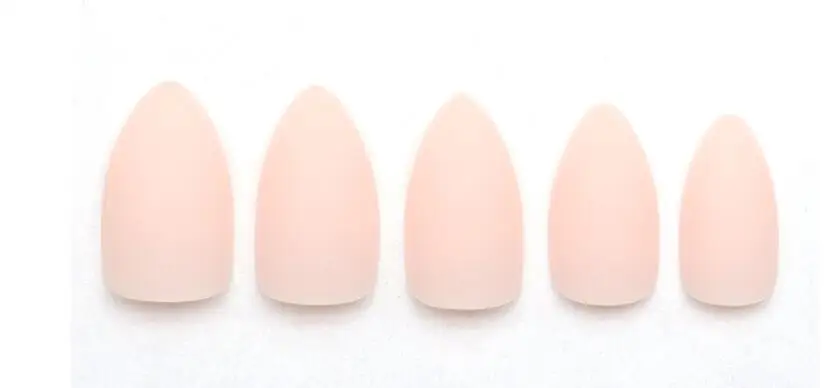 05 100 шт./кор. матовый НЭП Nagels Пресс для ногтей, для нанесения с помощью клея на каблуке-шпильке искусственные накладные ногти матового черного и телесного цвета Розовый и красный цвет фиолетовый накладные ногти - Цвет: 05