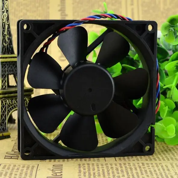 Оптовая продажа Delta 9025 AC/DC 12V 0.19A 9 см DSB0912M 3-жильный немой Мощность компьютер