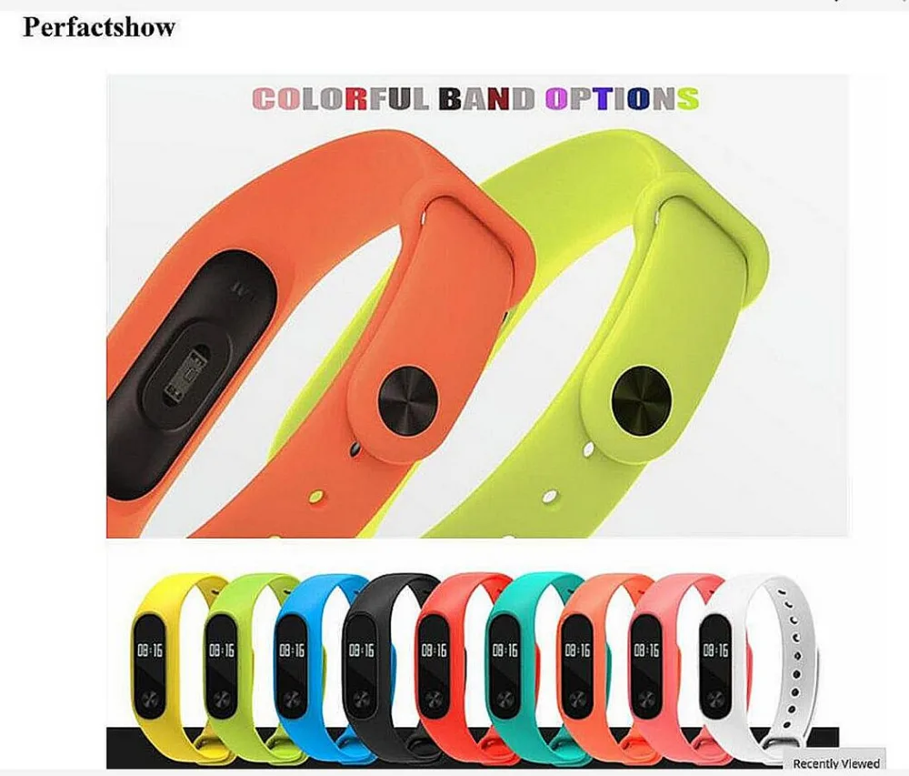 Силиконовый сменный ремешок для оригинального Xiaomi Mi Band 2 ремешки смарт браслета