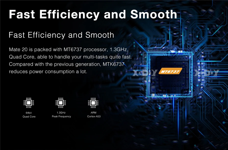XGODY Dual 4G Sim мобильный телефон Android 9,0 6,2" 19:9 смартфон 2 Гб 16 Гб MTK6737 четырехъядерный 13,0 МП отпечаток пальца mate 20 мобильный телефон