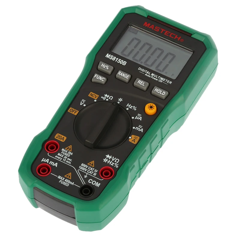 Цифровой Мультиметр Mastech MS8150B портативный тестер измеритель напряжения тока сопротивление электрический USB Tecrep диагностический инструмент