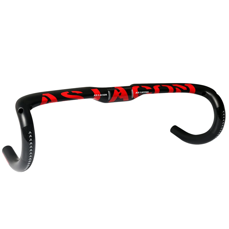 ASIACOM FULL carbon fiber Road Bicycles Curved handle 31.8*400/420/440M Handlebar/Bent Bar Internal wiring Race | Спорт и