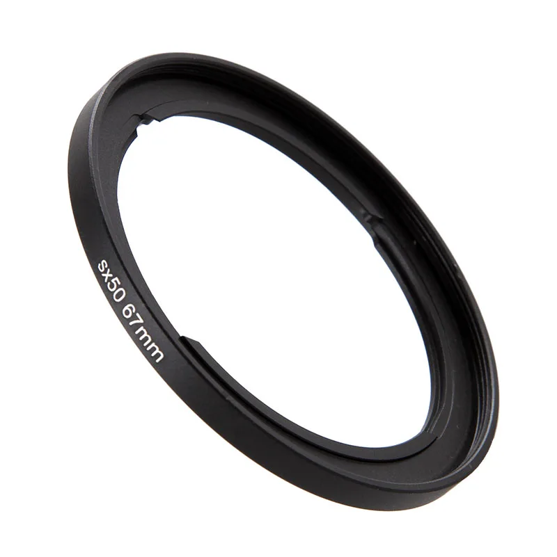 Metal FA-DC67A Adapter Camera Lens Adapter Ring For Canon PowerShot SX520 SX50 SX60 SX70 HS Reinstallation 67mm Filter