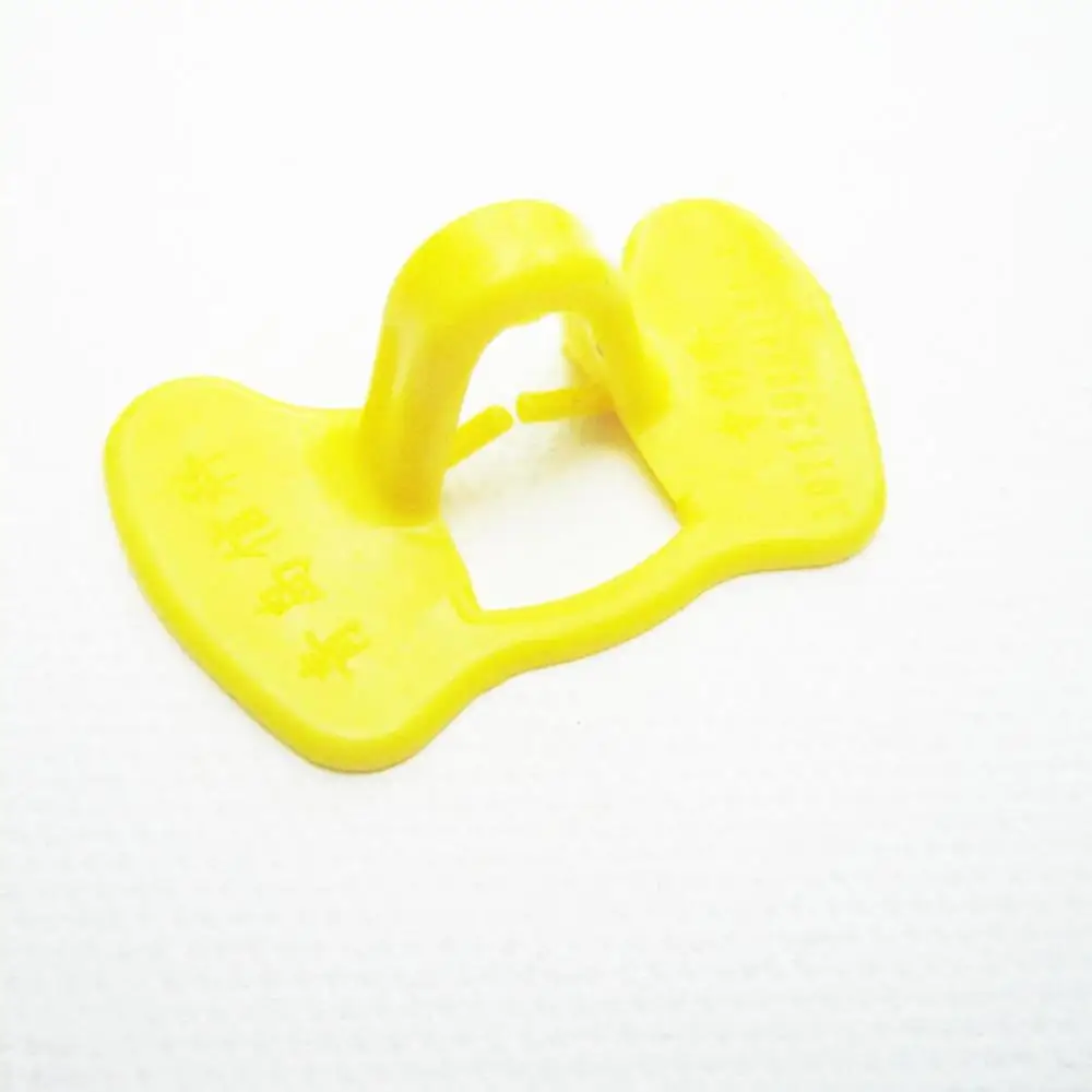 Yellow without tool Новинка 100 шт., красные, желтые очки без штифта, очки для курицы, глазки, очки для фазана, птицы, ослепляющие очки, плоскогубцы для защиты от клещей - Цвет: Yellow without tool