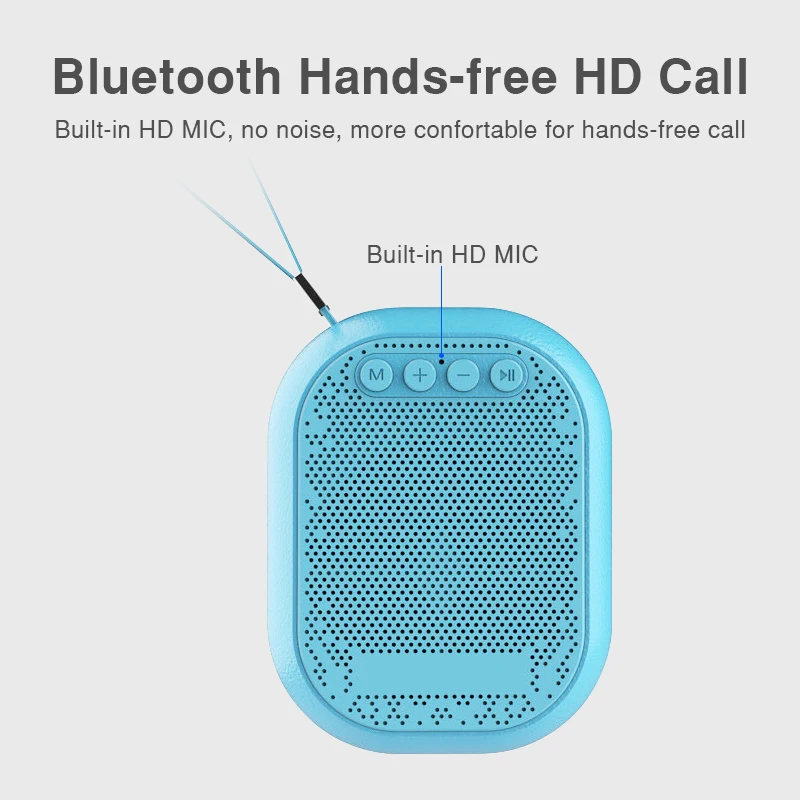 HIFI Портативная Беспроводная Bluetooth-колонка стерео звуковая коробка TF-карта