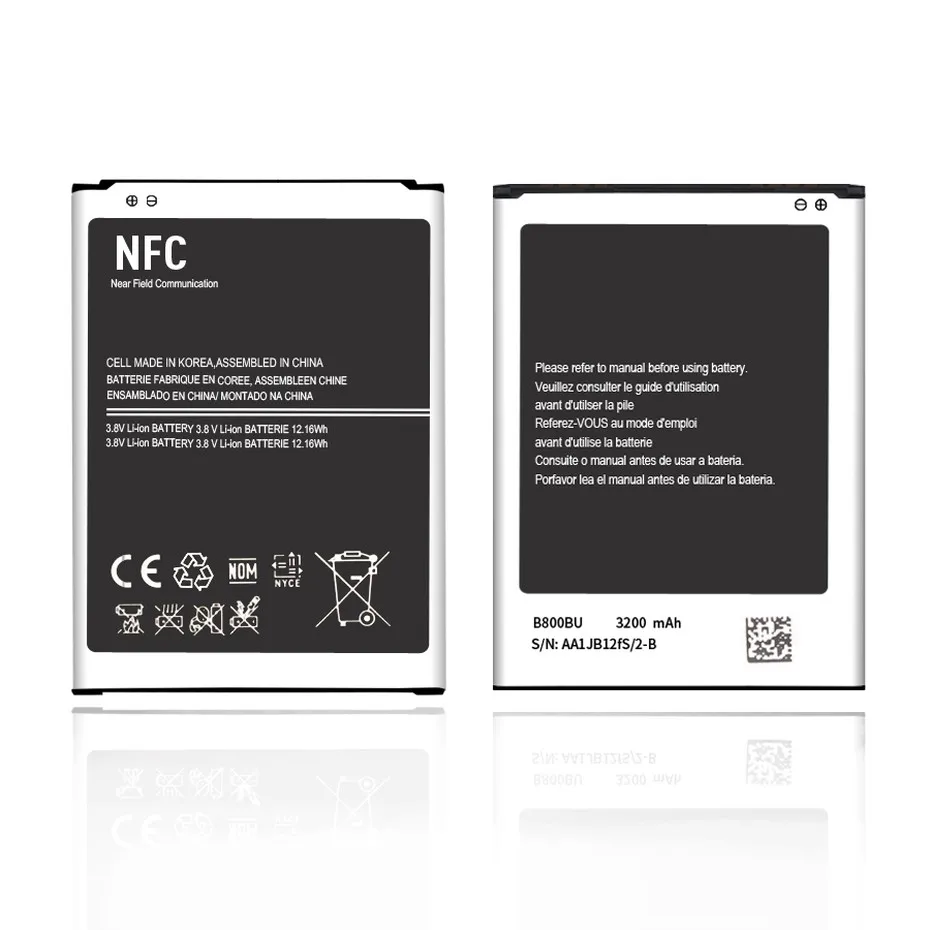 PINZHENG B800BE Батарея для samsung Galaxy Note 3 Батарея N900 N9006 N9005 N9000 N900A N900T N900P Батарея с NFC