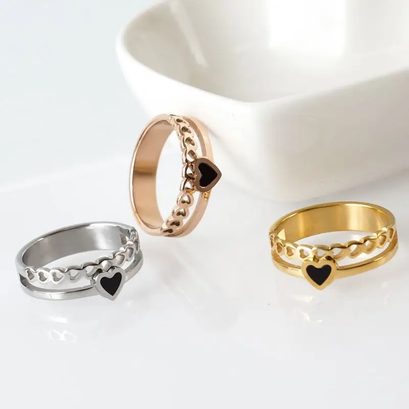 Женское и мужское кольцо из нержавеющей стали|Кольца| |