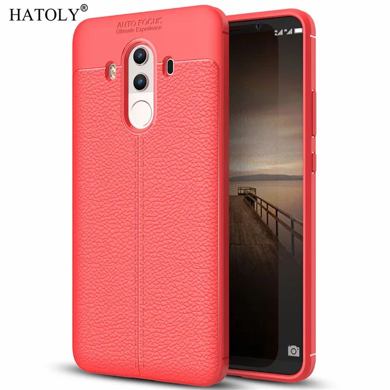 Hatoly чехол для huawei Коврики 10 Pro с узором из искусственной кожи грязно стойкий