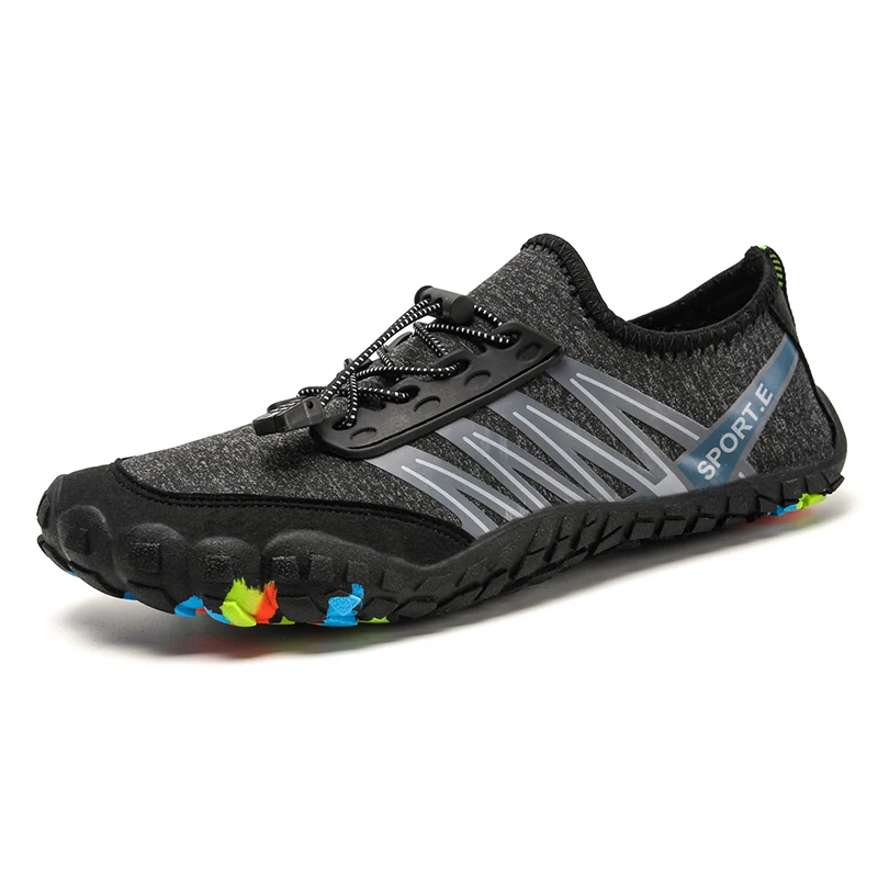 Mens Barefoot Five Fingers Shoes Summer Running for Men Outdoor Lightweight Quick Aqua Fitness Sports Sneakers | Спорт и развлечения
