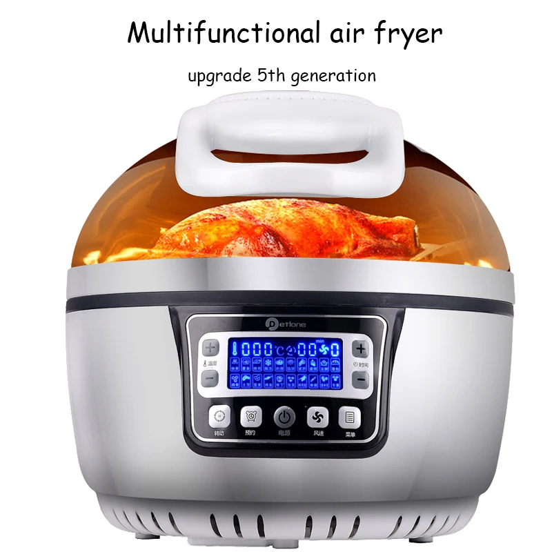 

Air Fryer Household Large-Capacity 10L Oil-Free Electric Fryer Automatic French Fries Machine Smart Oven