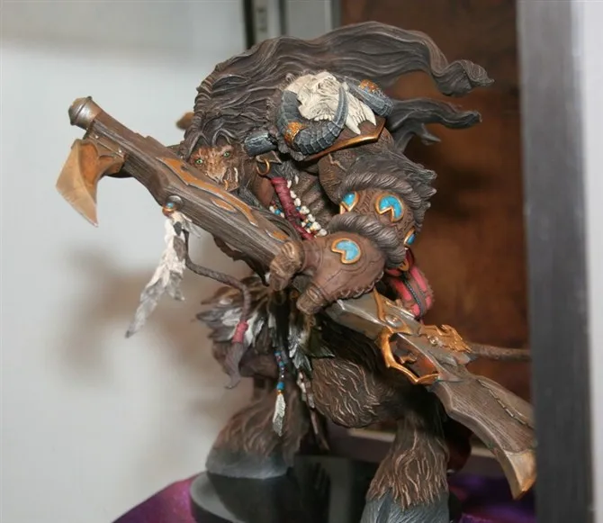 WOW WORLD KORG HIGHMOUNTAIN игрушка Таурен Хантер экшн фигура аниме Коллекционная модель игрушки без коробки