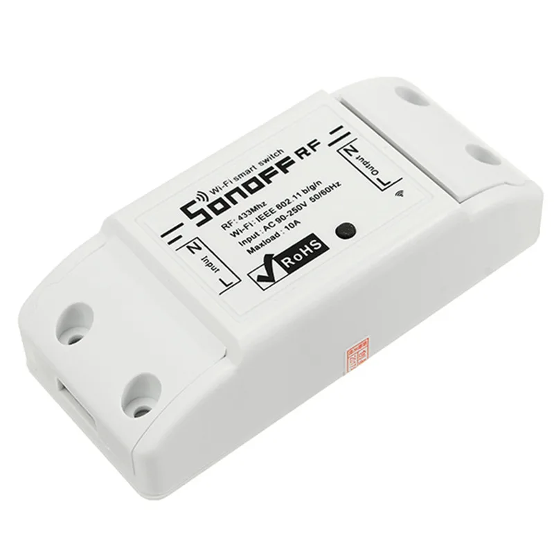 Беспроводной смарт переключатель Sonoff RF 433 Mhz WiFi с радиочастотным пультом