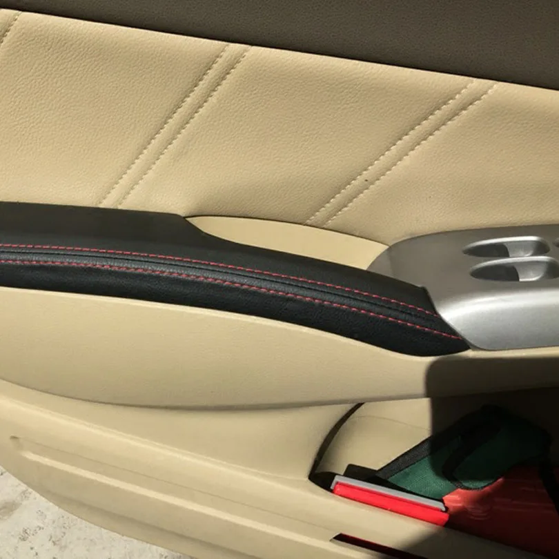 JXKaFa для Honda Civic 8th 2006-2011 искусственная кожа автомобильная дверь подлокотник чехол