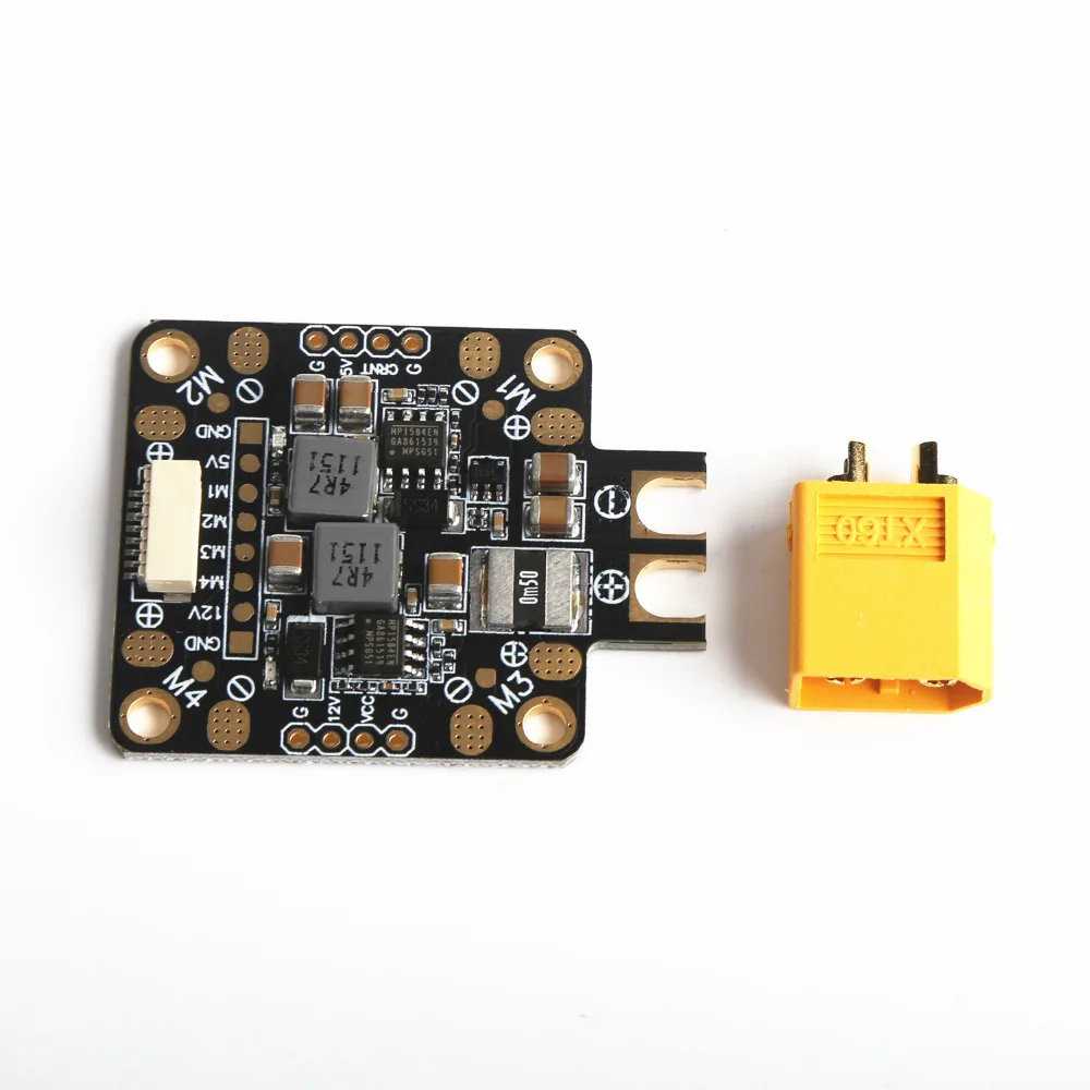 FPV 2-6S 3A PDB Distribution Module XT60 with Double BEC 5V/12V for drone | Игрушки и хобби