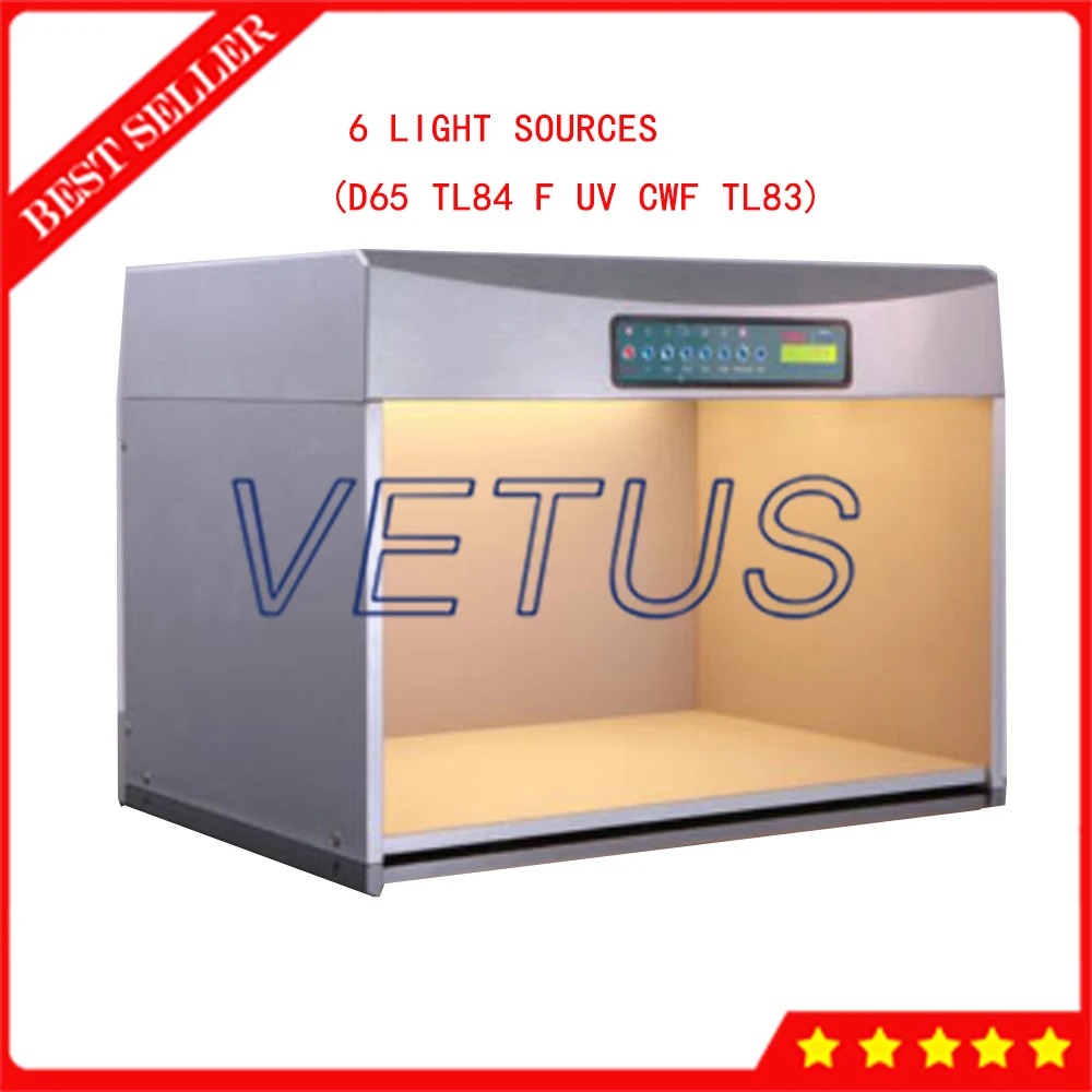 P60 + с 6 источниками светильник D65 TL84 F UV CWF TL83 цветной соответствующий шкафу шкаф