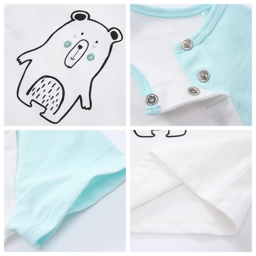 Balabala Baby boys Tops Children T shirts 100% cotton short Sleeve 2018 summer Kids Tee shirt Spring striped Brand t-shirt |