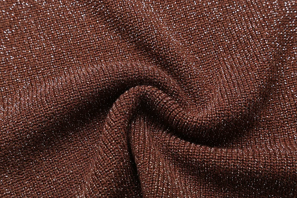 Hot Selling O-neck Flash Silk Pullover Women Glitter Sweater Spring Autumn Long Sleeve Tops Female Free Drop Shipping D335 | Женская