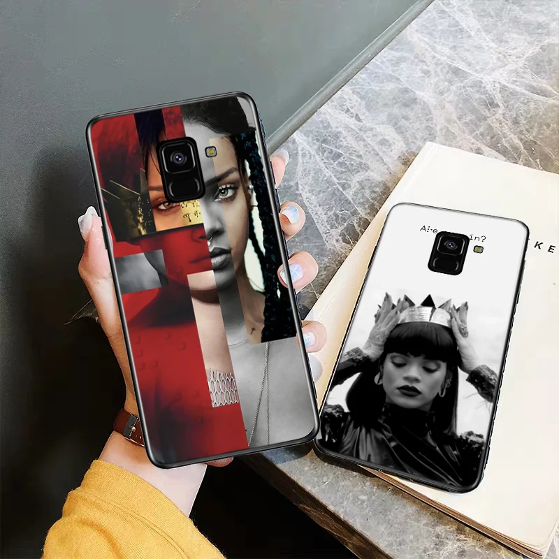 Rihanna милые обои фотографии силиконовый чехол для Samsung A2 Core A3 A5 A6 плюс A7 A8 A9 A10 A30 A50 A60