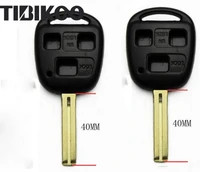 3 buttons remote key shell for toyota replacement fob key blanks case with toy48 short blade