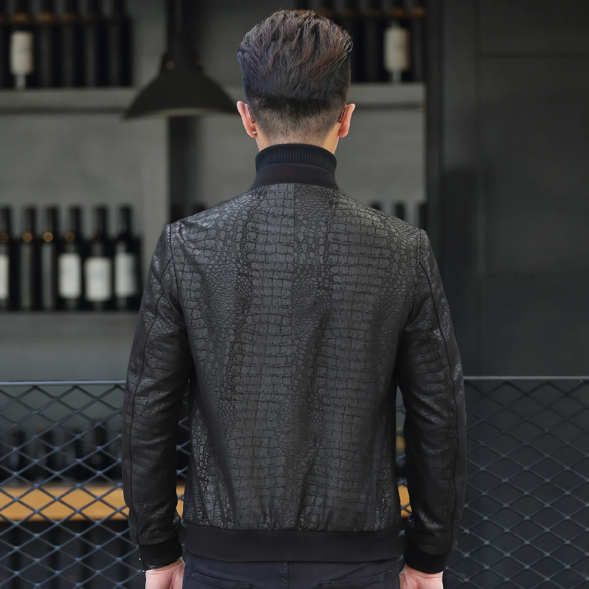 AYUNSUE Real Leather Jacket Genuine Sheepskin Jackets Men Clothes 2018 Spring Autumn Plus Size Coat Veste En Cuir Homme ZL927 | Мужская