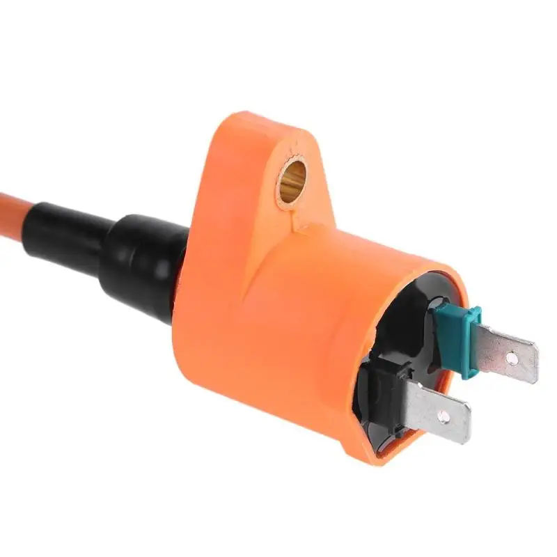 

VODOOL Performance Motorcycle Ignition Spark Plug Coil Wire Cable Motorbike Styling For GY6 50cc 125cc 150cc Scooter Moped Kart